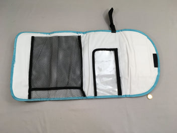 Matelas à langer nomade bleu clair