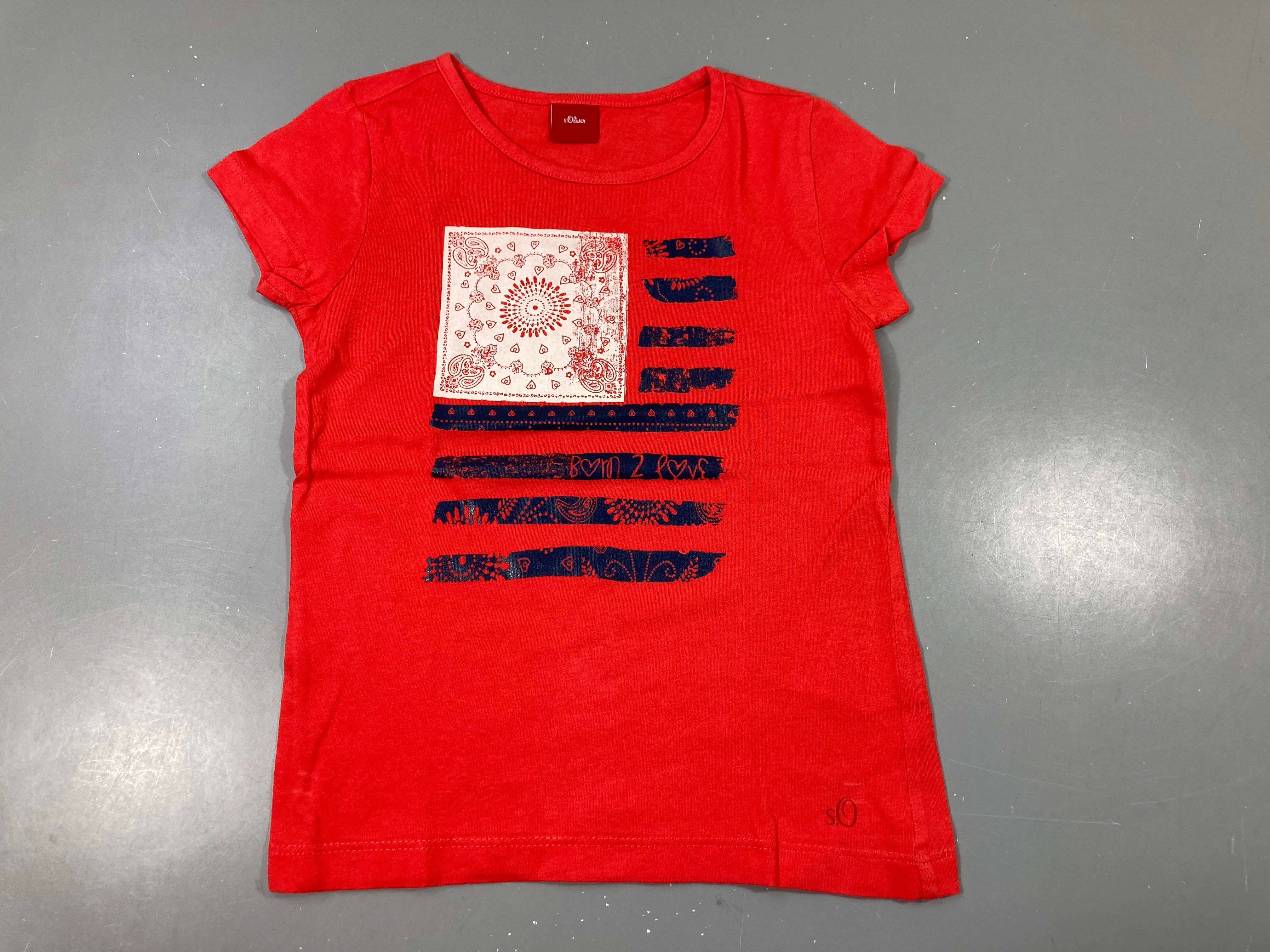 T-shirt m.c rouge
