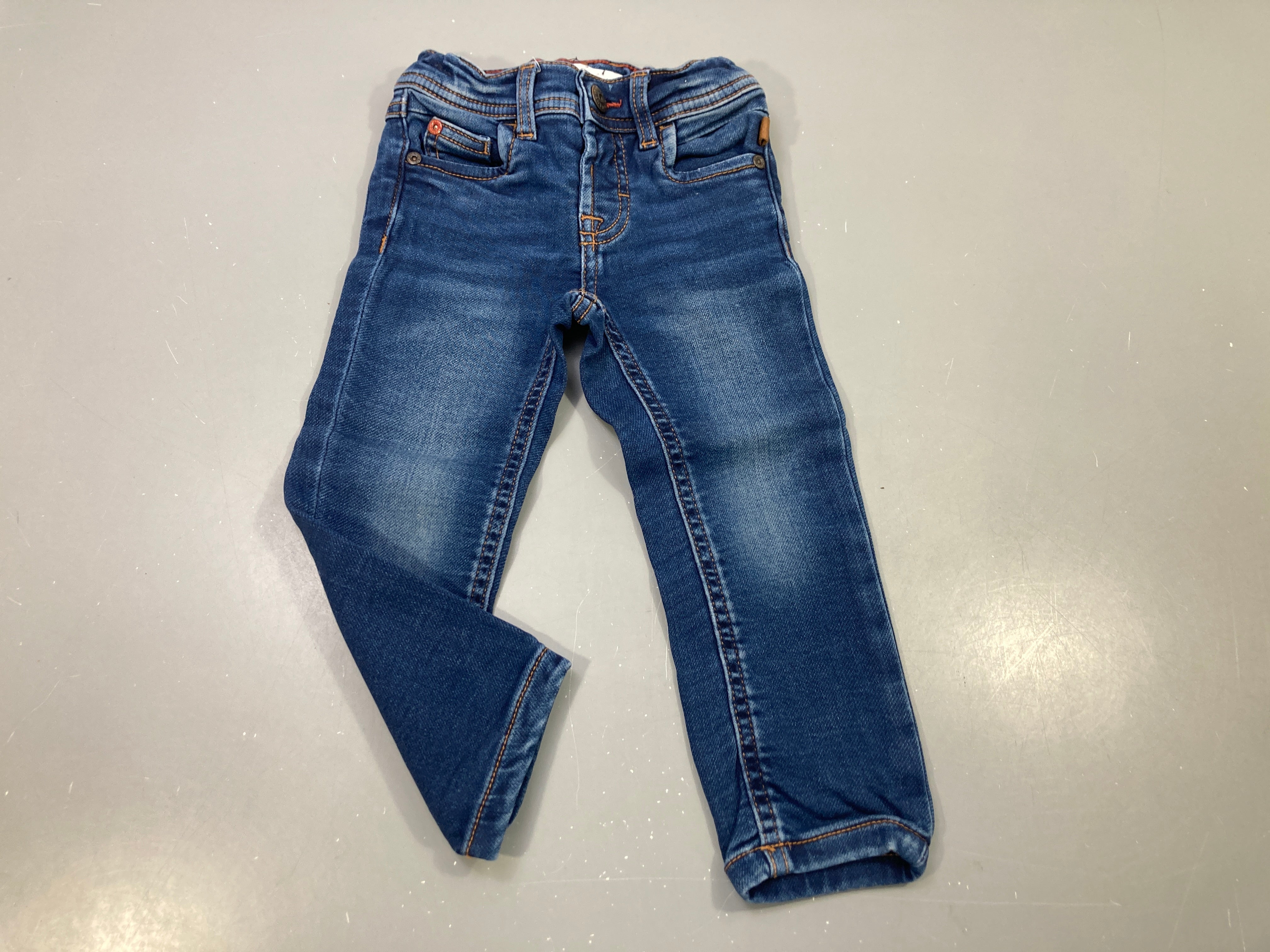 Jeans effet délavé