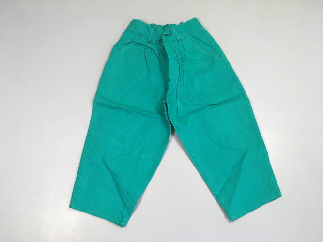 Pantalon vintage vert, moins cher chez Petit Kiwi