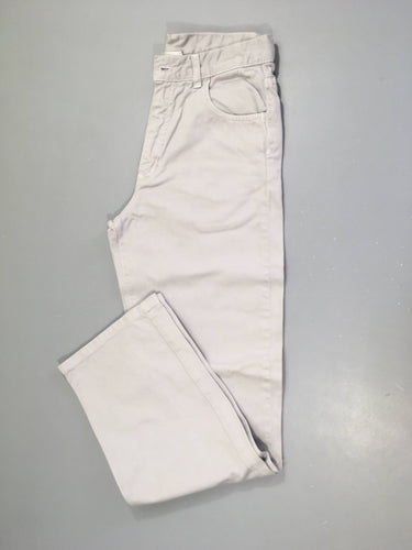 Pantalon gris clair, moins cher chez Petit Kiwi