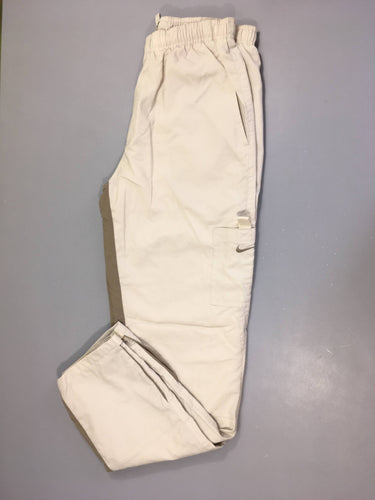 Pantalon "sport" beige/kaki, moins cher chez Petit Kiwi