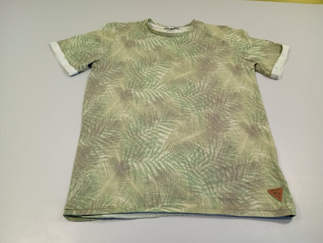 T-shirt m.c vert feuillage, moins cher chez Petit Kiwi