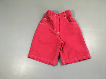 Bermuda vintage rouge/rose