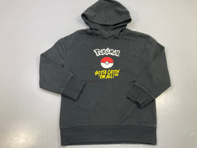 Sweat à capuche  noir Pokemon, Pikachu à l'arrière, moins cher chez Petit Kiwi