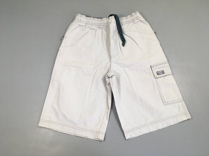 Bermuda cargo gris clair, moins cher chez Petit Kiwi