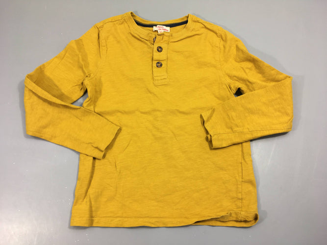 T-shirt m.l moutarde avec boutons, moins cher chez Petit Kiwi