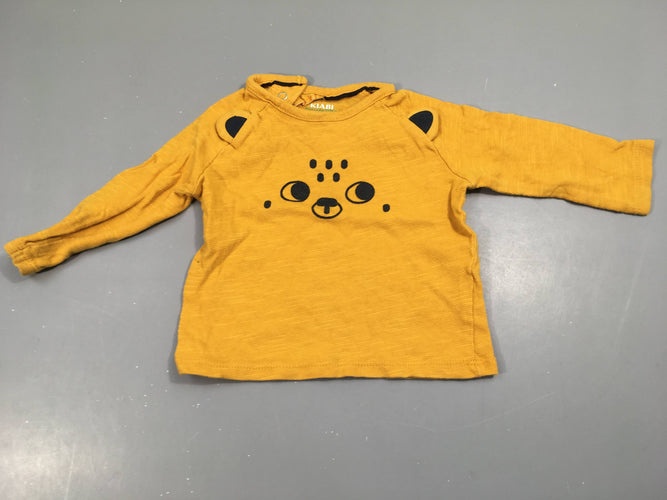 T-shirt m.l moutarde tigre, moins cher chez Petit Kiwi