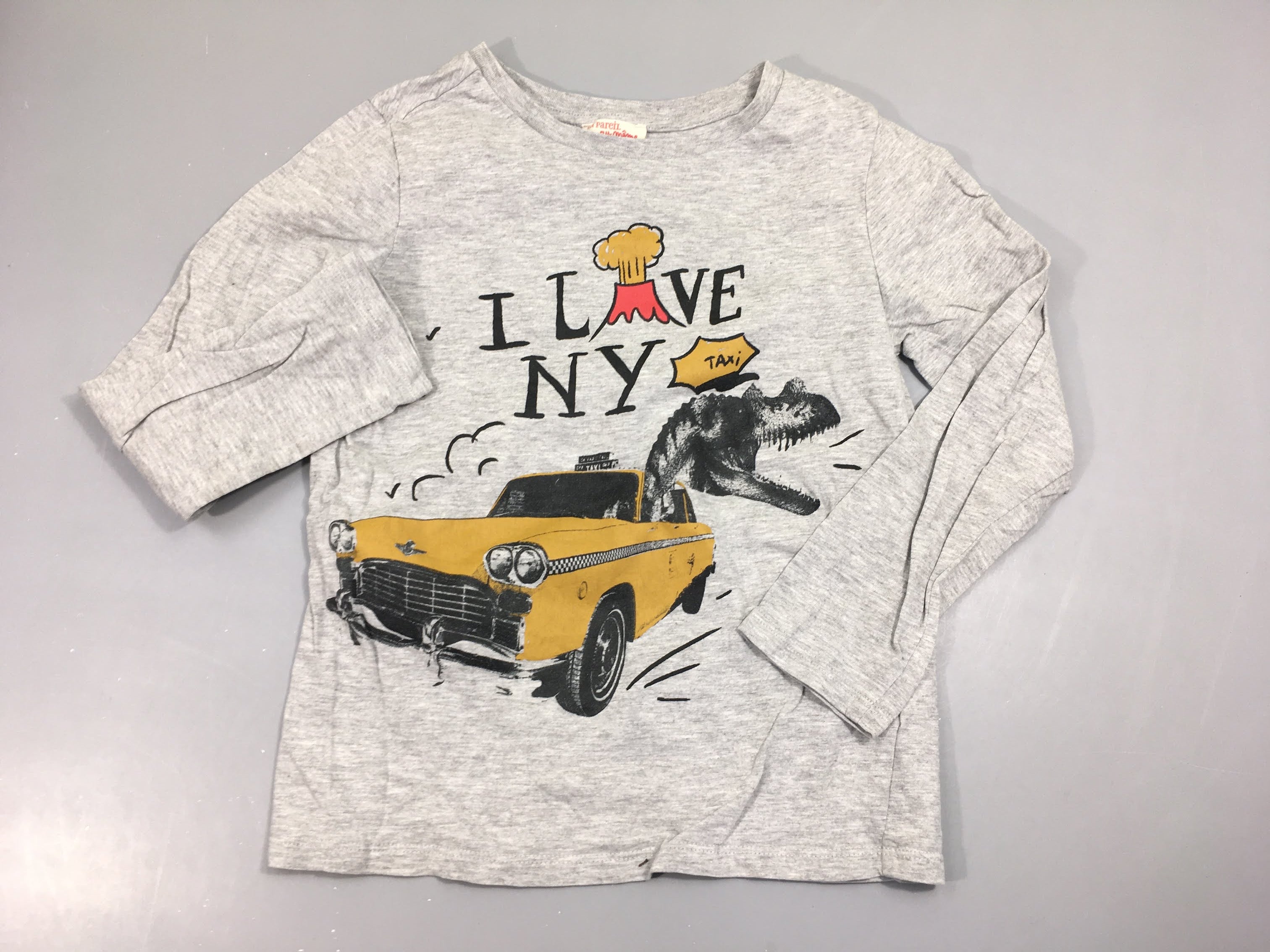 T-shirt m.l gris clair taxi