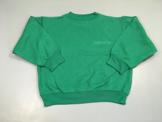 Sweat vert Jerr.y &co (taille comme un 7-8ans), légèrement bouloché, moins cher chez Petit Kiwi