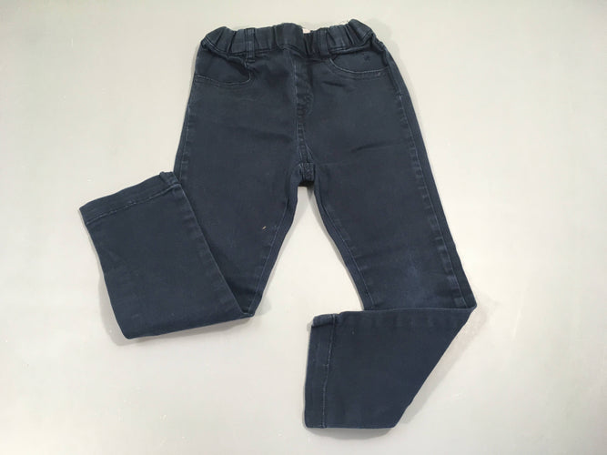 Pantalon droit coton bleu marine, moins cher chez Petit Kiwi