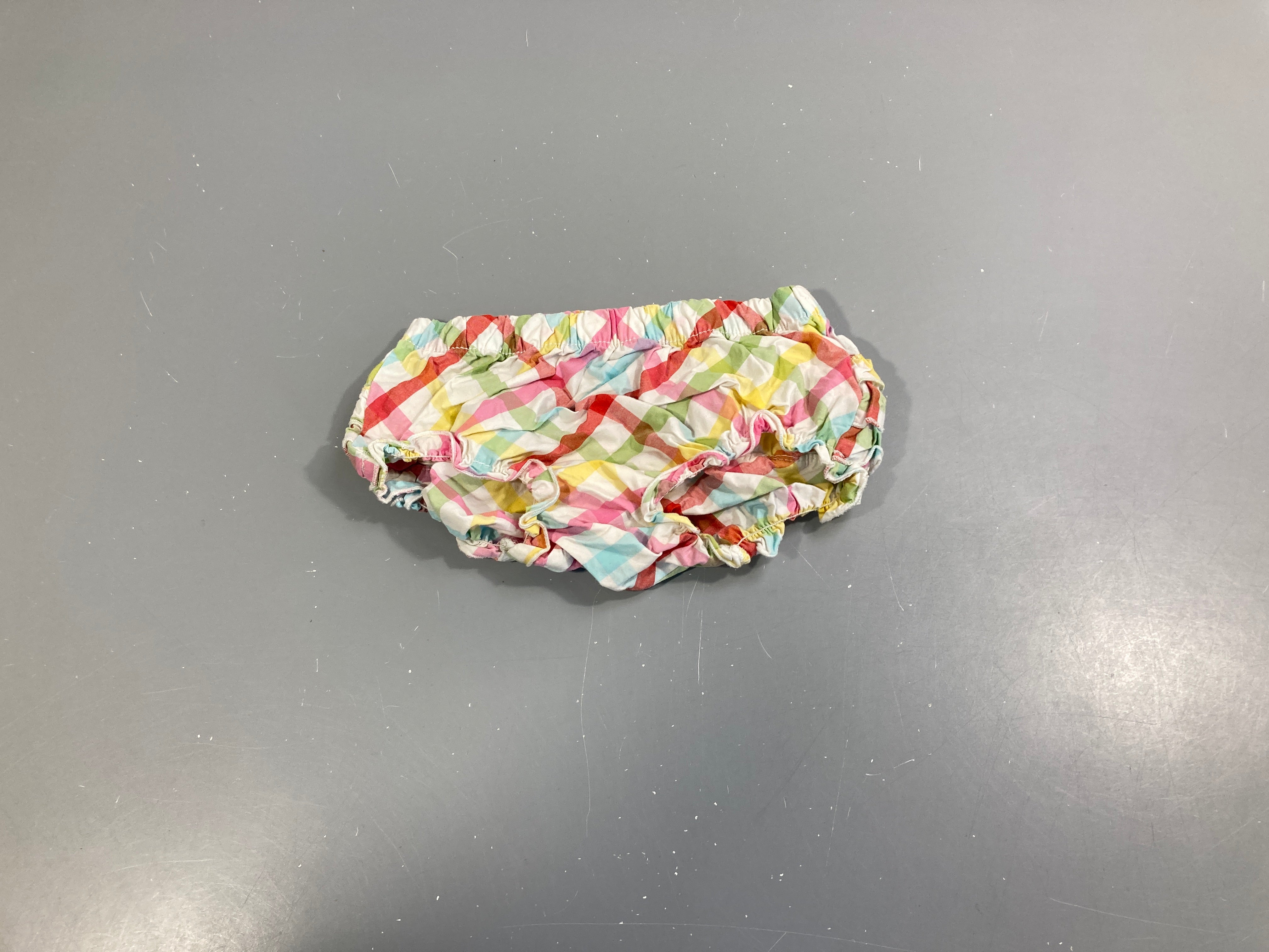 Bloomer carreaux multicolore froufrous