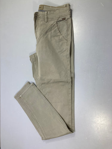 Pantalon chino kaki clair, Blend 28-34, moins cher chez Petit Kiwi