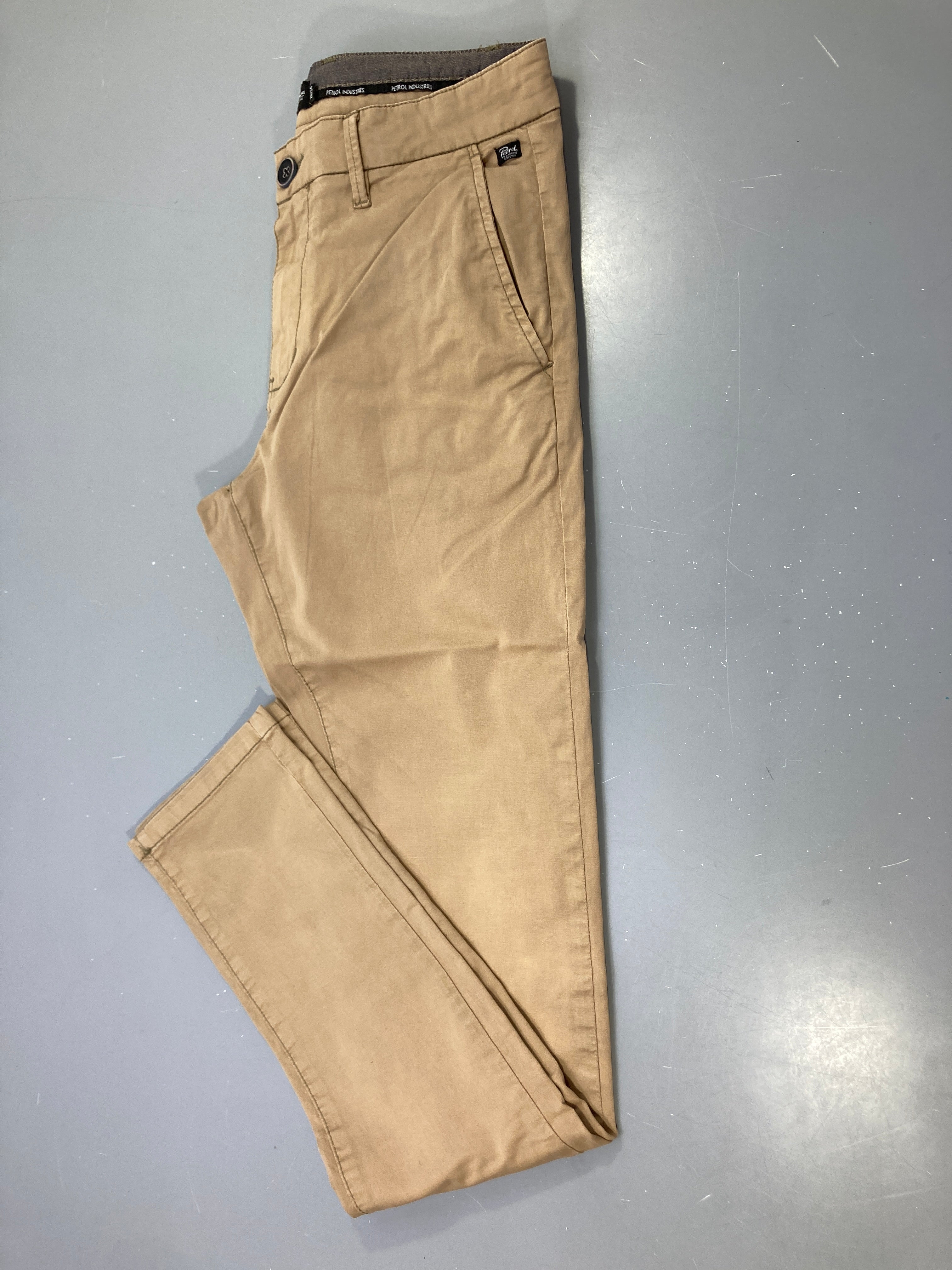 Pantalon chino beige camel 28-34