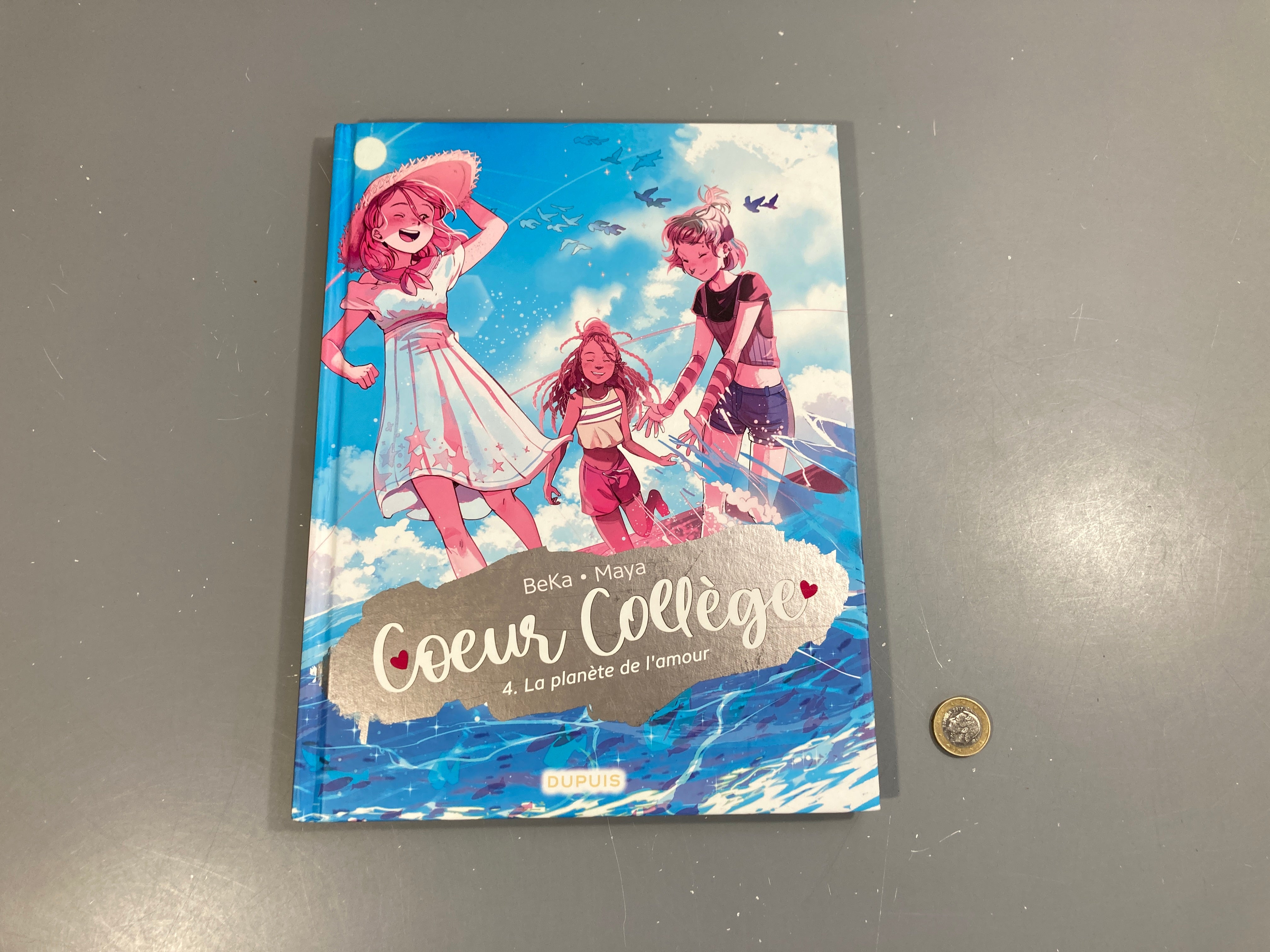 La planète de l'amour, 4 , BD Coeur collège