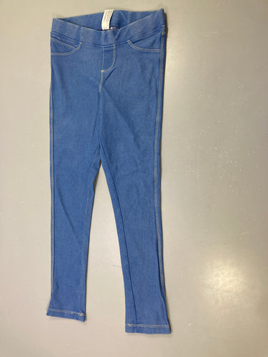 Tregging bleu effet denim, moins cher chez Petit Kiwi