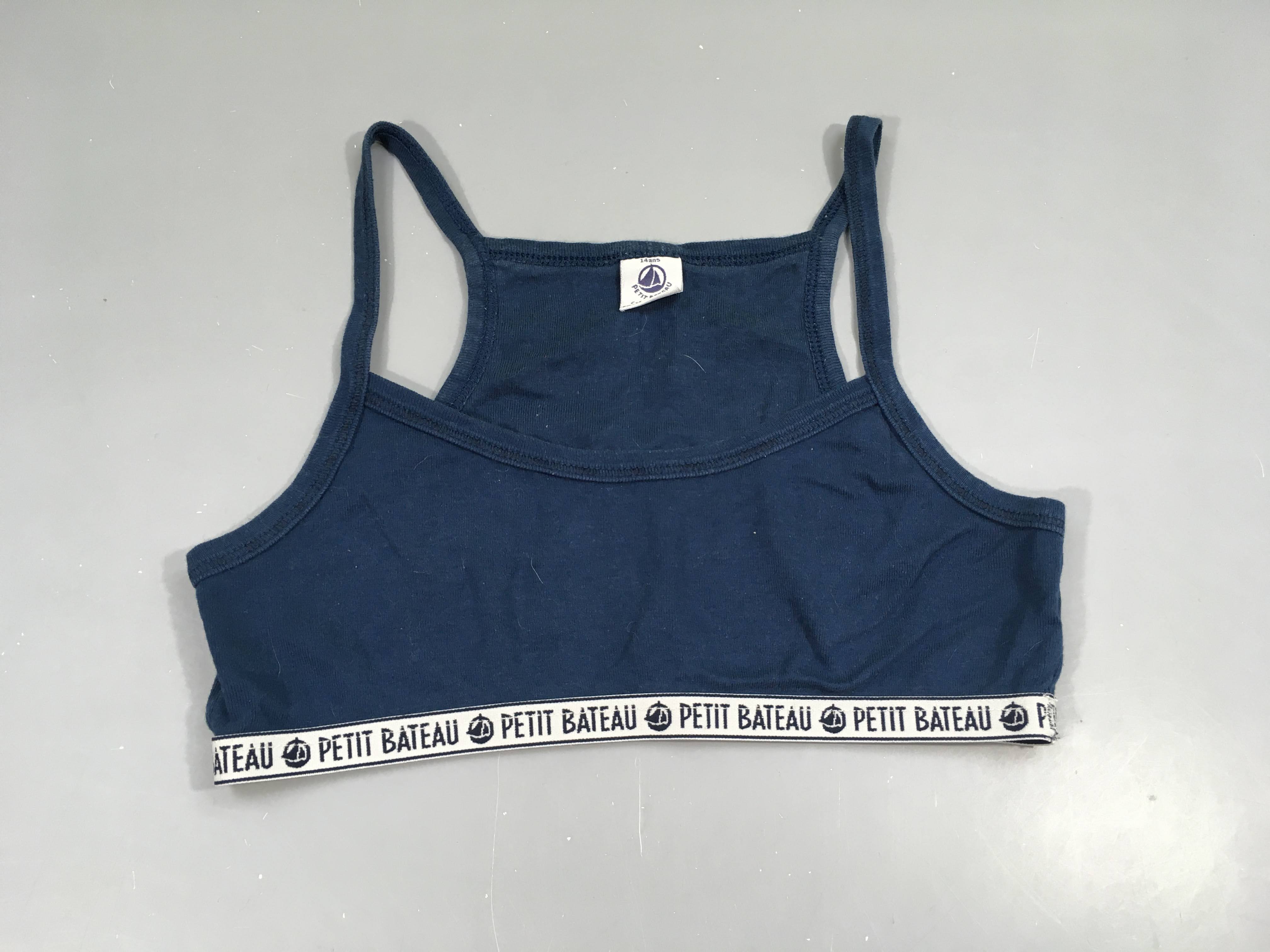 Brassière bleue Petit bateau
