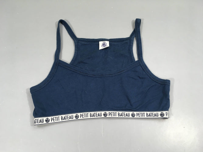 Brassière bleue Petit bateau, moins cher chez Petit Kiwi