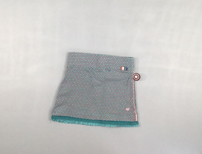 Jupe jersey bleu motifs étoiles poches, moins cher chez Petit Kiwi