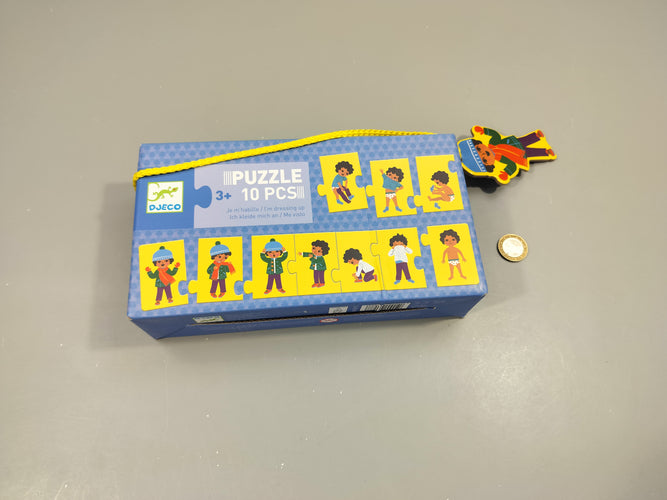 Complet Puzzle Je m'habille. 10pcs  3a+, moins cher chez Petit Kiwi