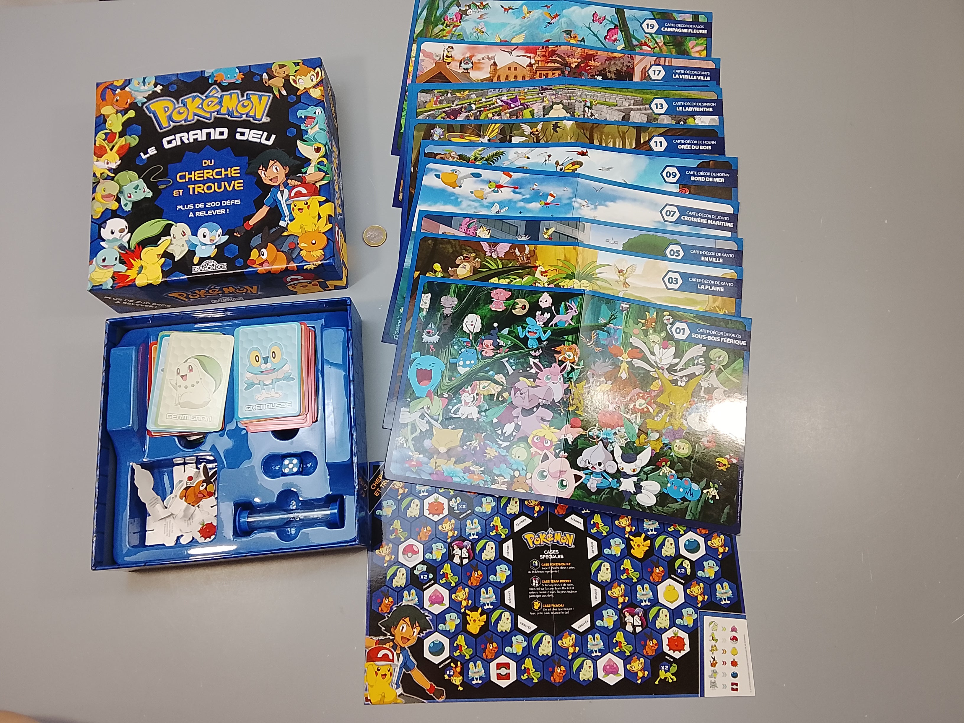 Complet Pokemon le grand jeu du cherche et trouve
