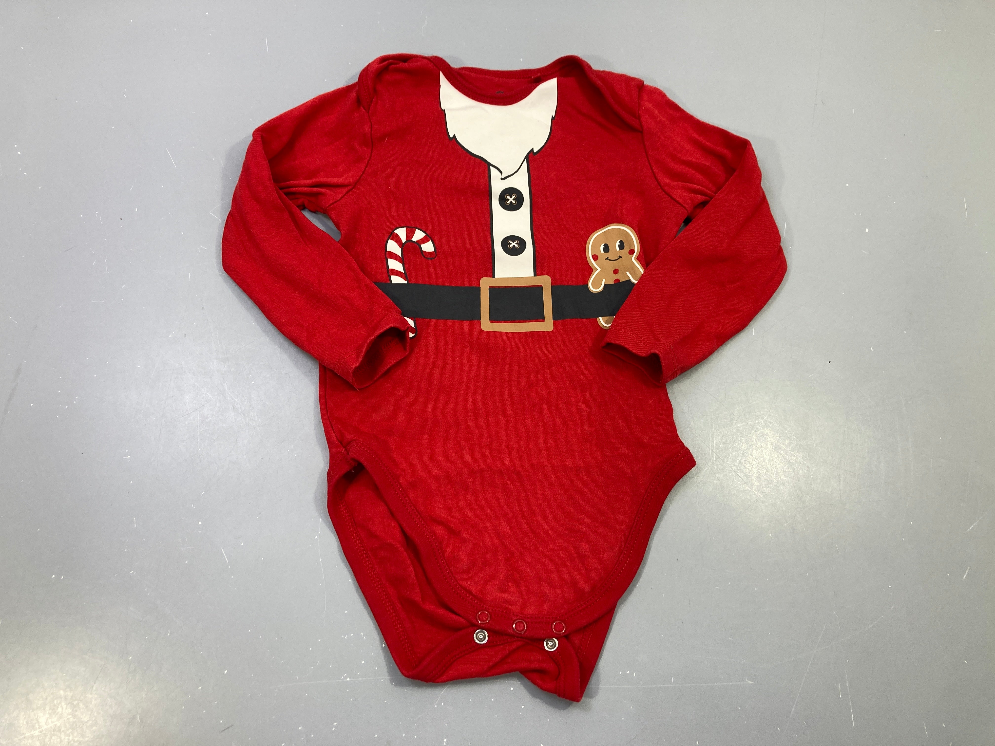 Body m.l rouge Père Noël