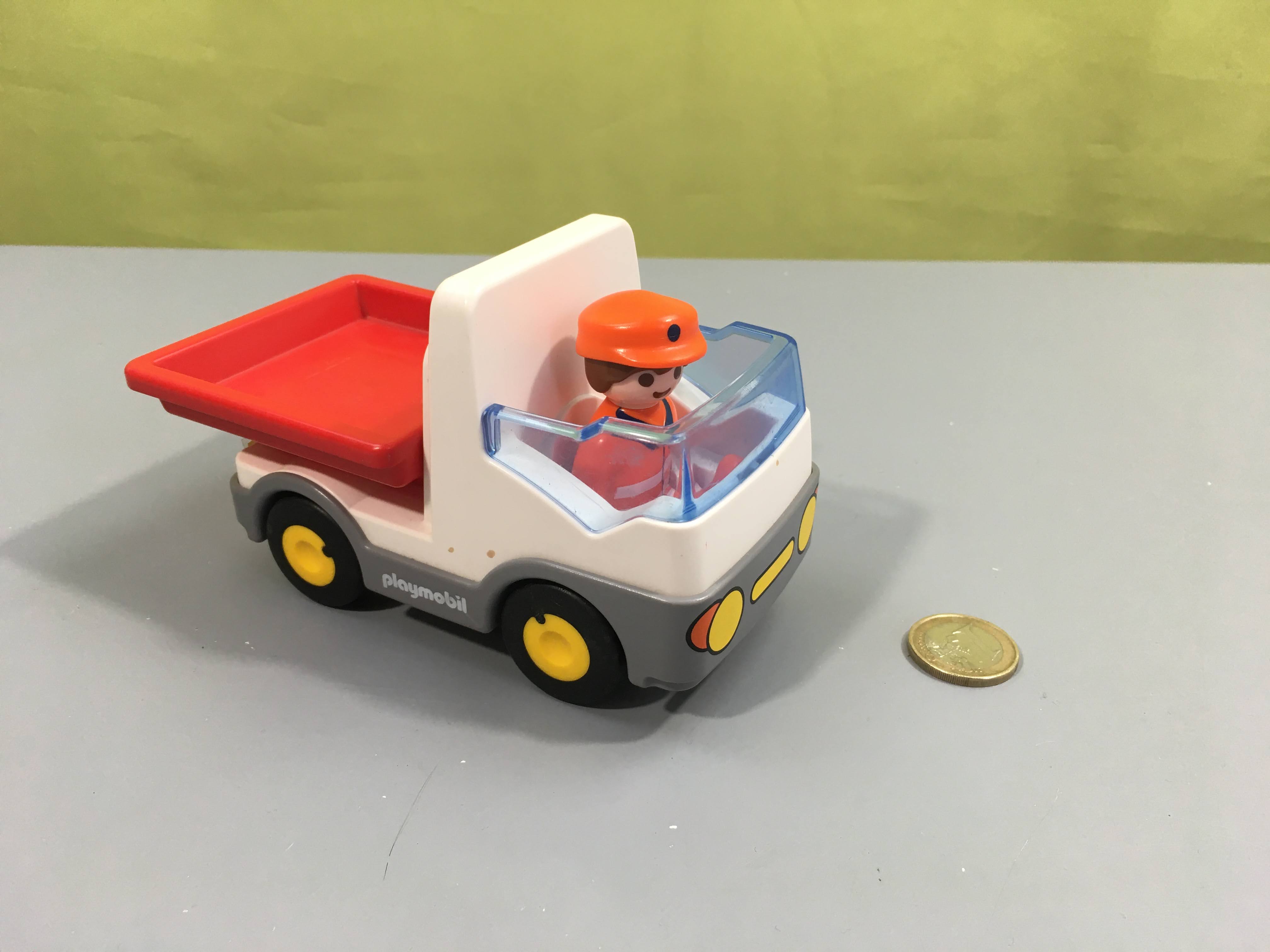 Playmobil 1.2.3-Camion plateau