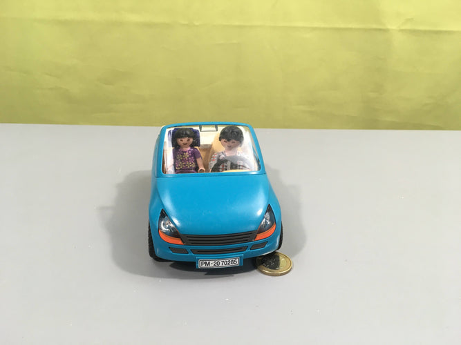 Playmobil City Life 70285 Papa et sa fille dans leur cabriolet, moins cher chez Petit Kiwi