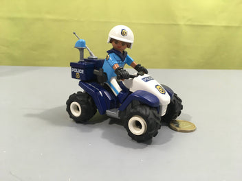 Playmobil City Action Policier et quad - 71092 Manque le panneau blanc