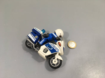 Playmobil City Action 6923 Moto de policier avec gyrophare Fonctionnel