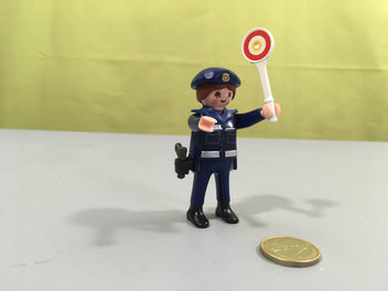 Playmobil Les métiers La policière + Le livre
