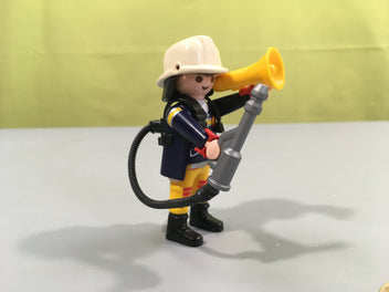 Playmobil Les métiers Le pompier+ Le livre