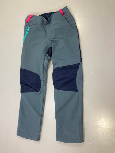 Pantalon de randonnée bleu vert, moins cher chez Petit Kiwi