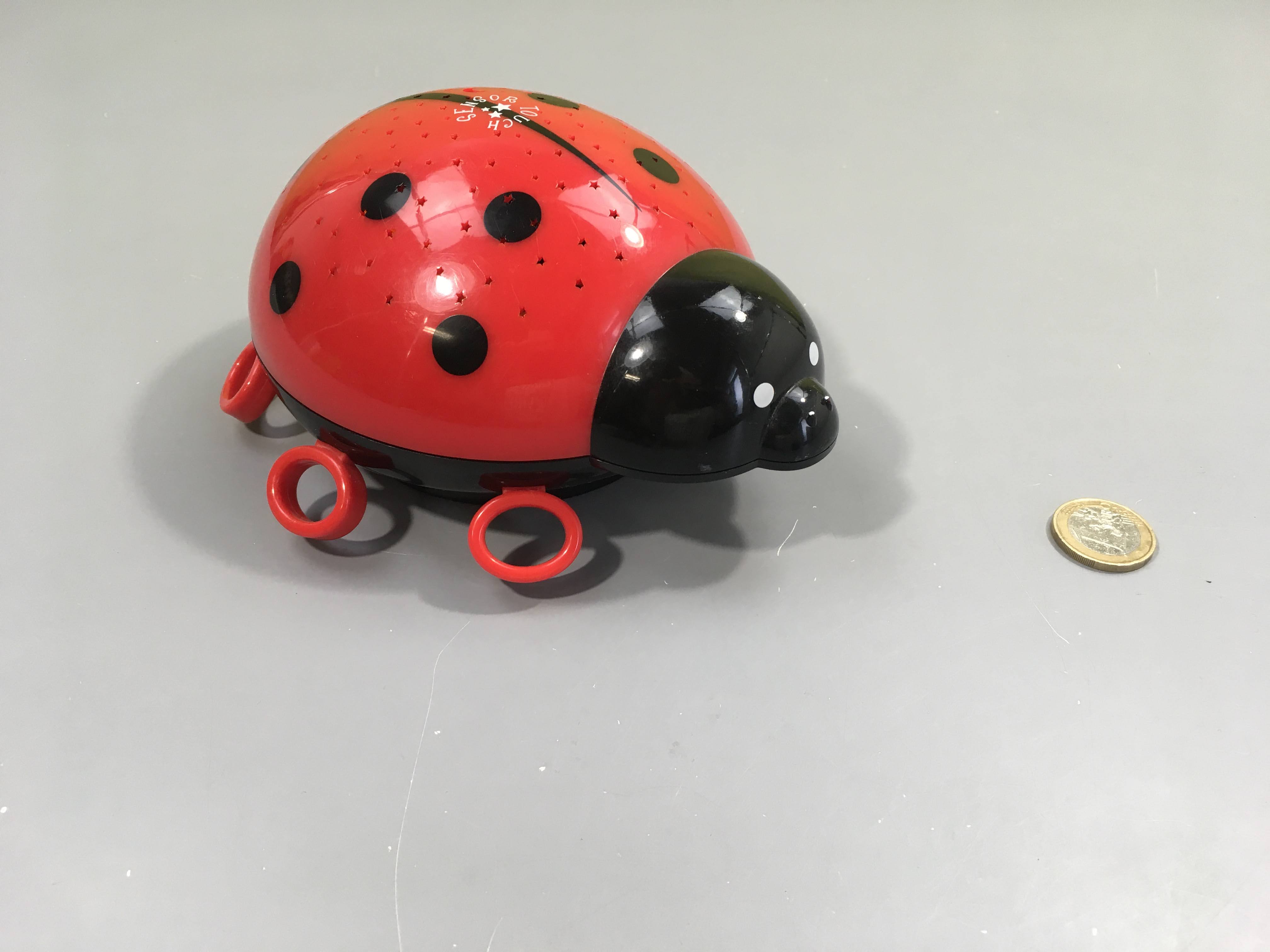 Veilleuse de nuit en forme de coccinelle-3 couleur possibles