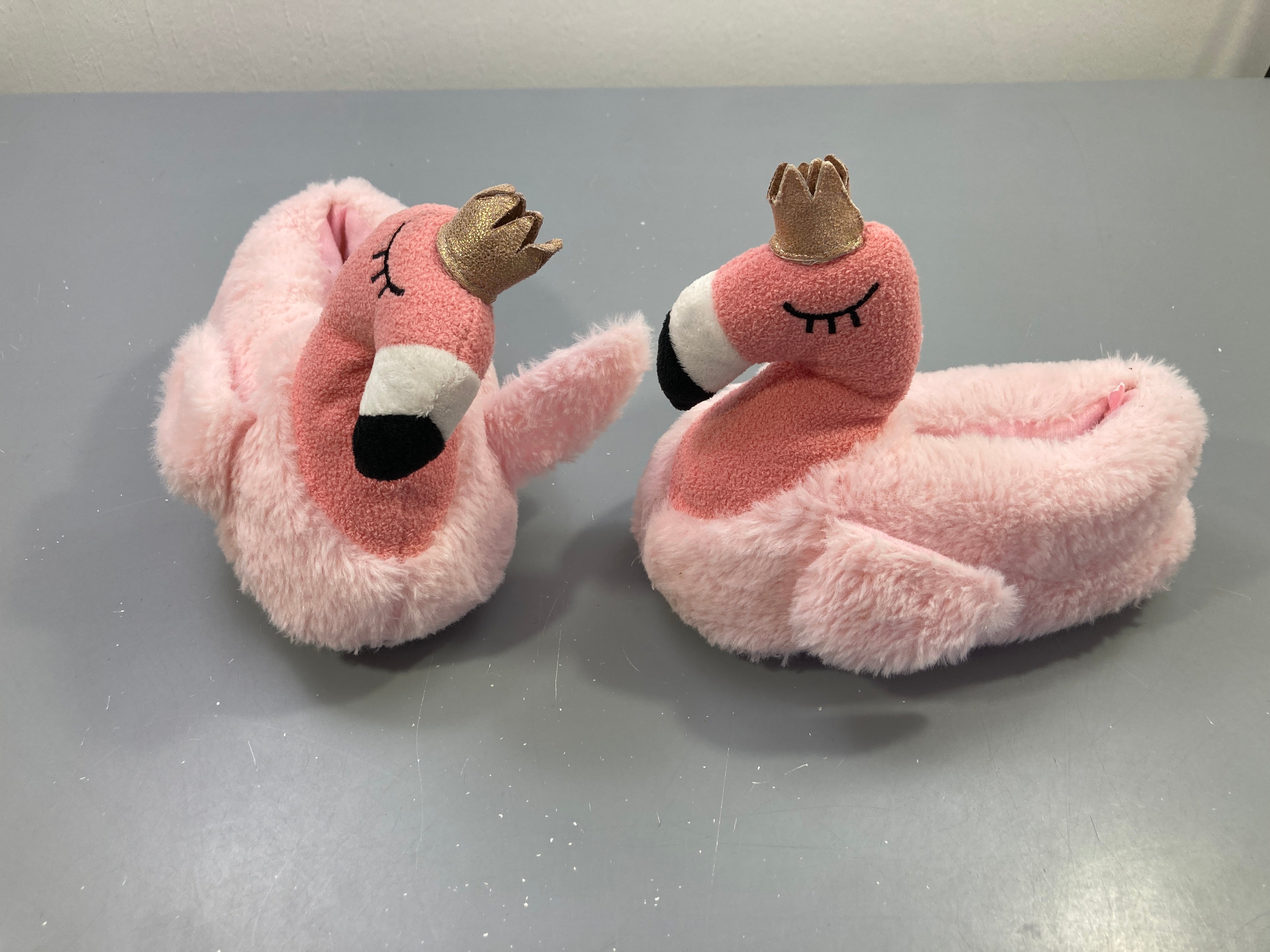 Pantoufles flament rose