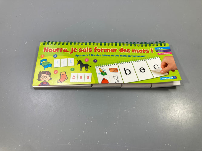Hourra je sais former des mots 6-8a, moins cher chez Petit Kiwi