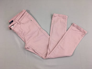 Pantalon rose pâle ceinture