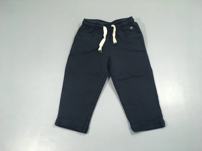 Pantalon de training bleu foncé, moins cher chez Petit Kiwi