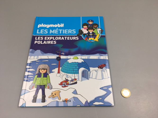 Playmobil Les métiers L'explorateur et le phoque + Livre, moins cher chez Petit Kiwi