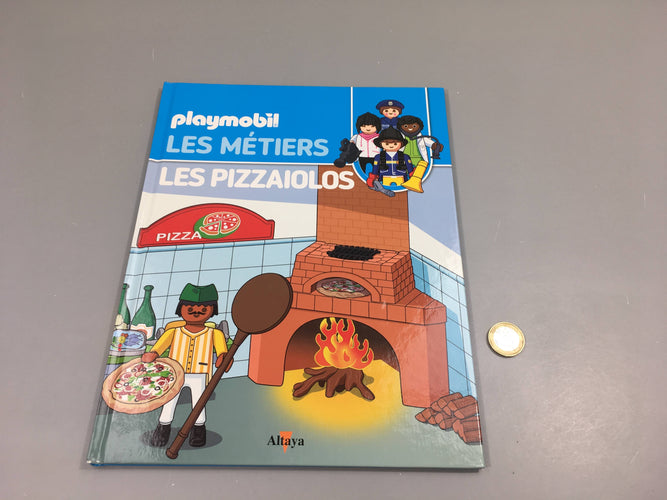 Playmobil Les métiers Le Pizzaiolo Manque la planche et la pizza + Le livre, moins cher chez Petit Kiwi