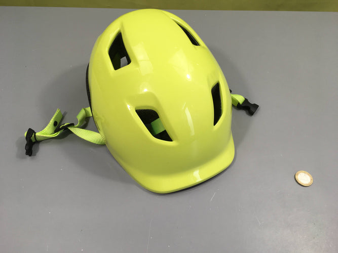 Casque vélo B'twin 500 Fluo 48-52 cm (de 18m à 4a), moins cher chez Petit Kiwi