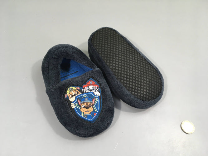 Pantoufles bleu foncé Pat Patrouille, moins cher chez Petit Kiwi