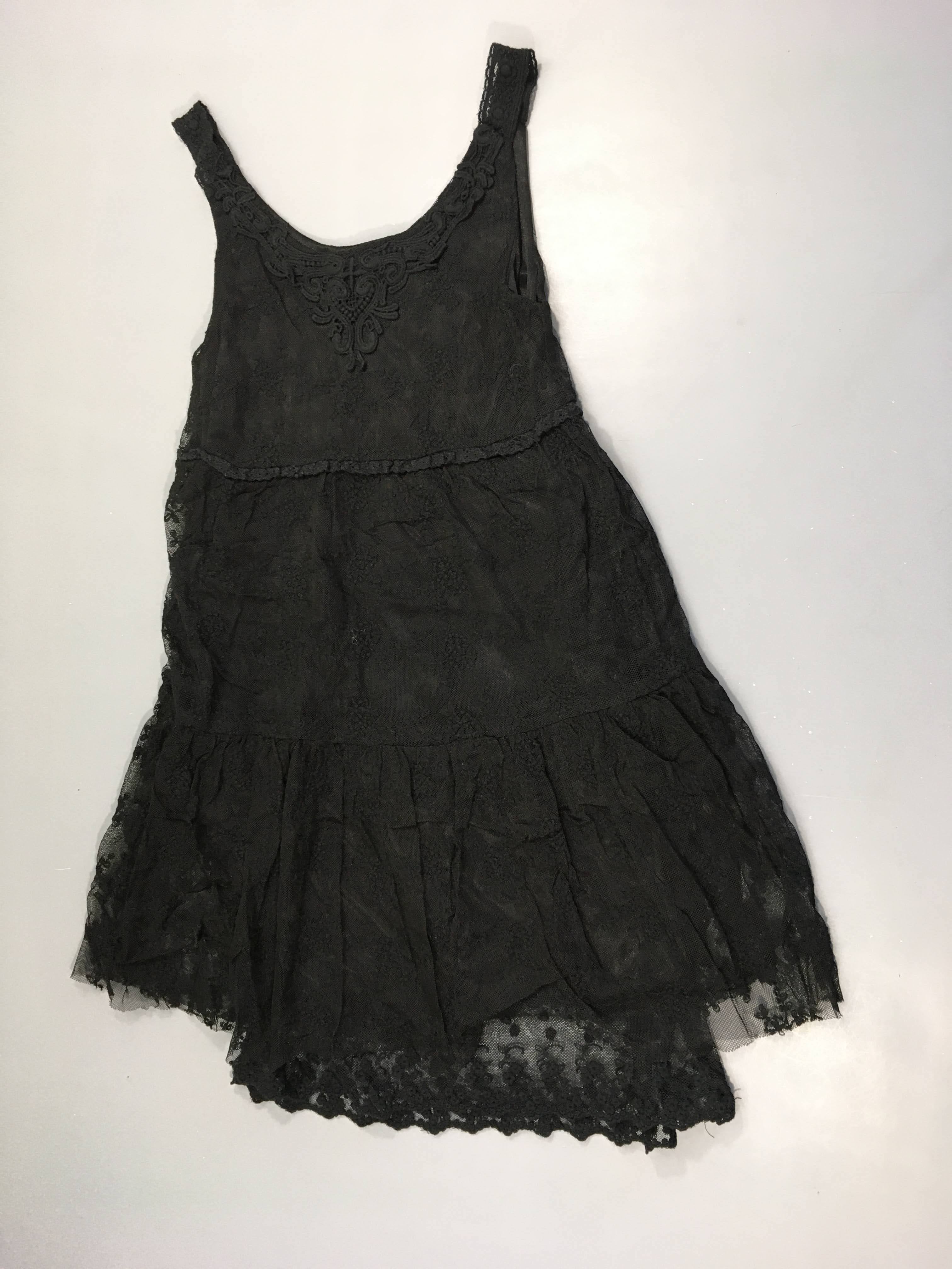 Robe s.m noire dentelle