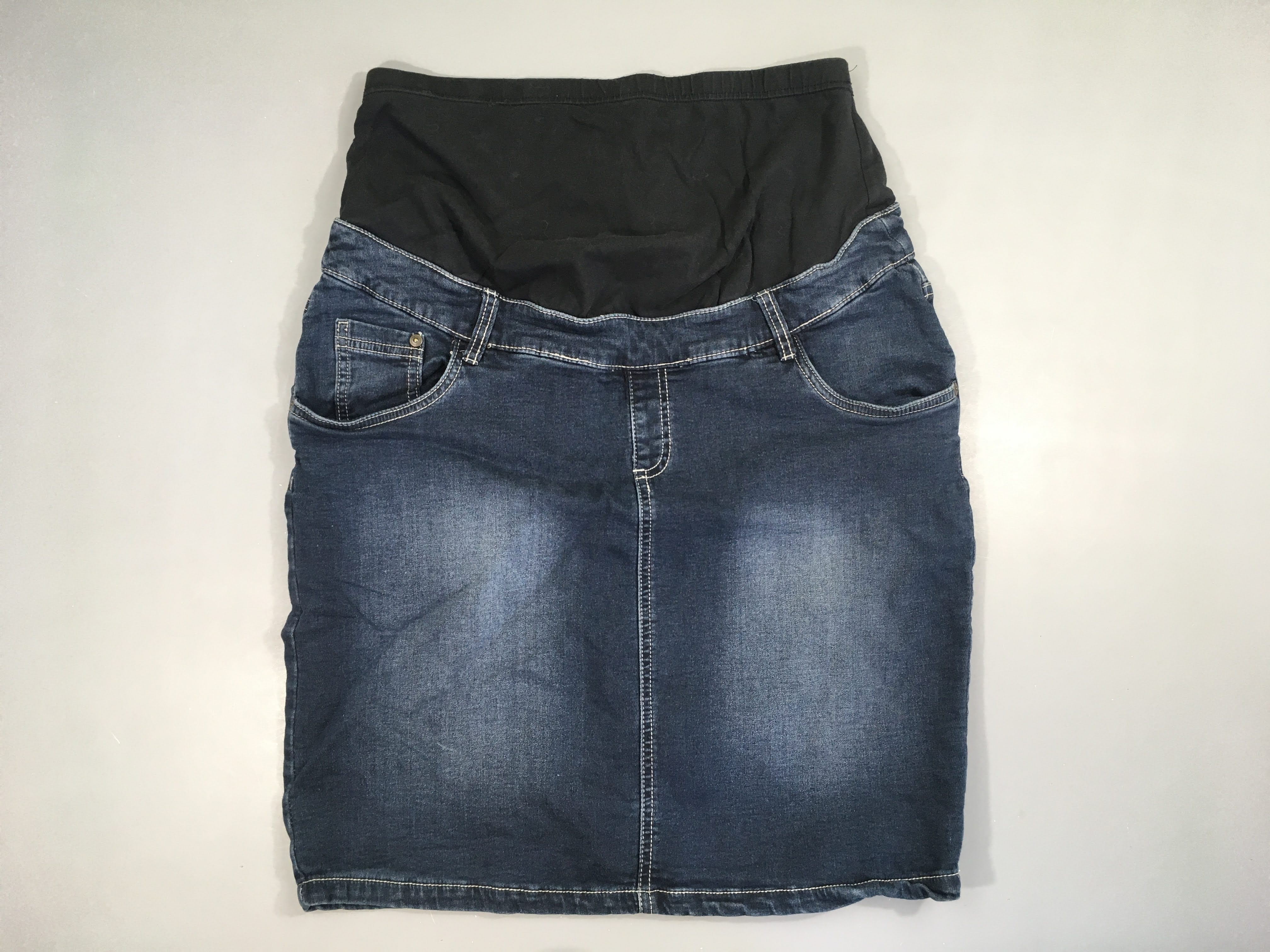 Jupe en jean de grossesse-Elastane légèrement détendu