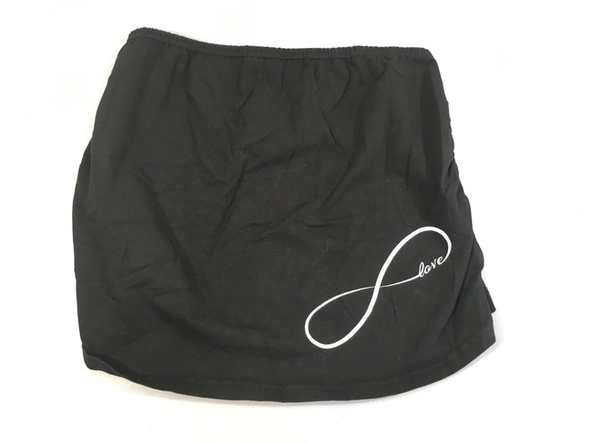 Bandeau de grossesse noir Love, moins cher chez Petit Kiwi