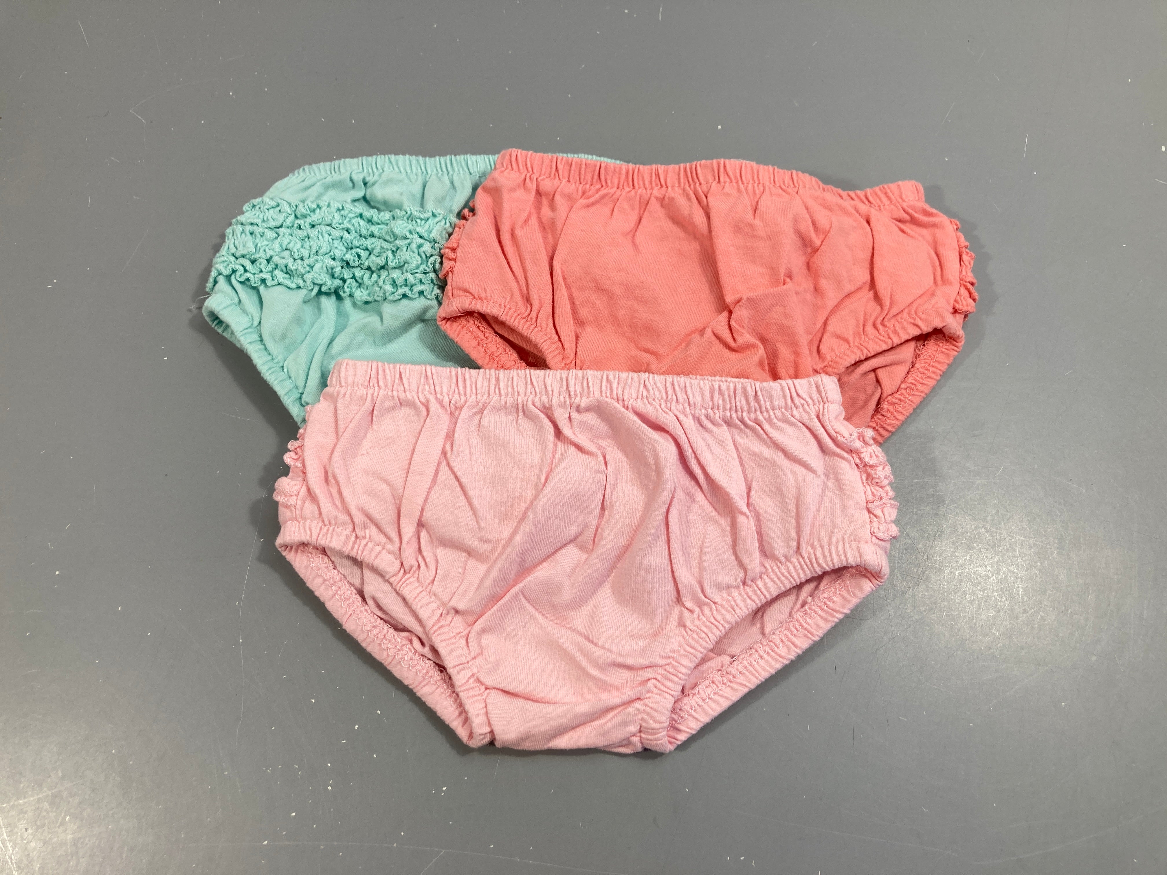 Lot de 3 bloomer rose/rose/turquoise