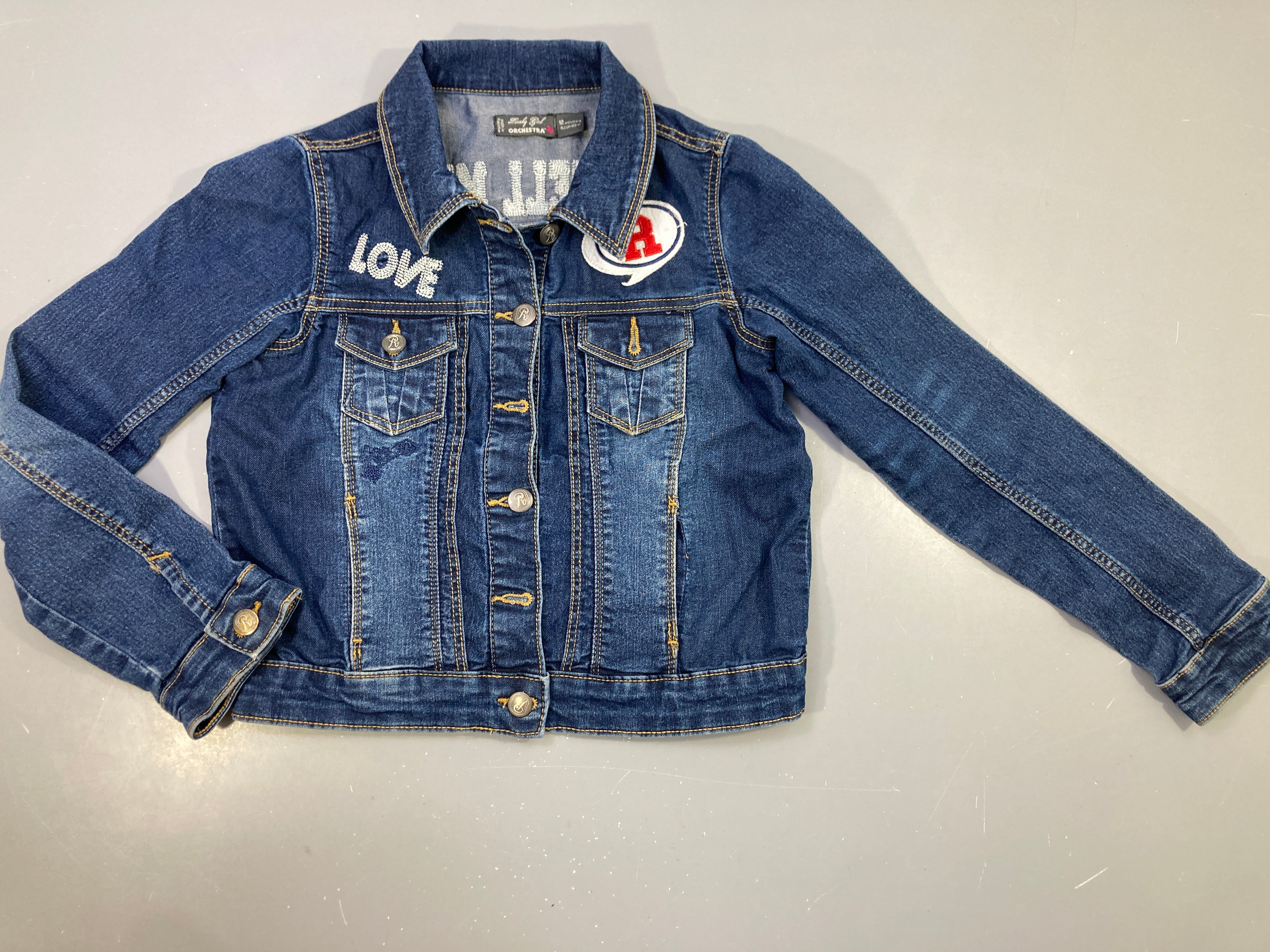 Veste en jean Love Tell me