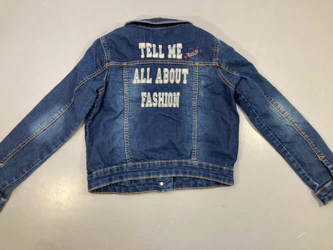 Veste en jean Love Tell me, moins cher chez Petit Kiwi