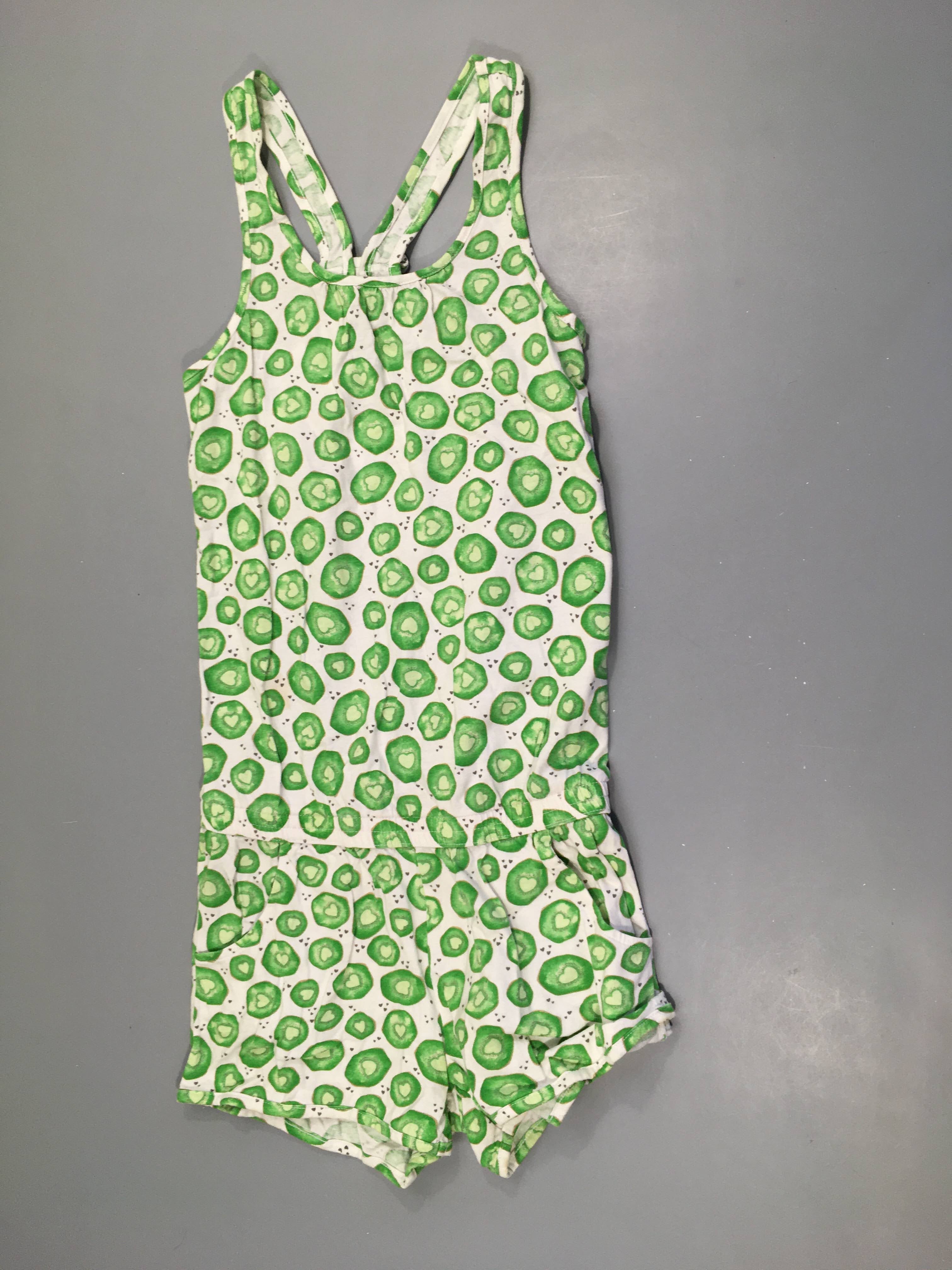 Combishort s.m jersey blanc kiwis