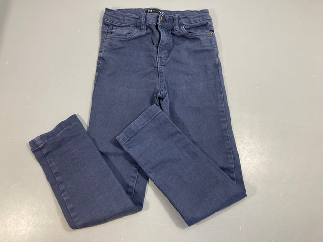 Pantalon toile bleu foncé, moins cher chez Petit Kiwi